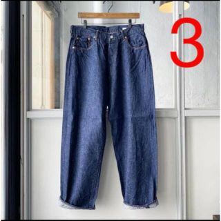 コモリ(COMOLI)のSS22 comoli デニム 5Pパンツ size3(デニム/ジーンズ)