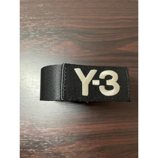 Y-3 リングベルト ブラック ロゴ刺繍 超美品