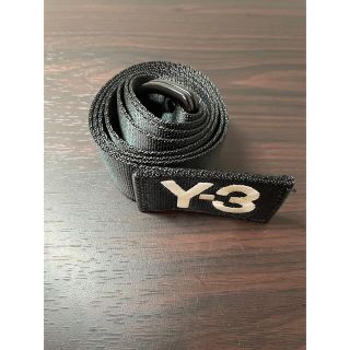 ワイスリー(Y-3)のY-3 リングベルト ブラック ロゴ刺繍 超美品(ベルト)