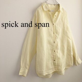 スピックアンドスパン(Spick & Span)の★スピックアンドスパン★リネンシャツ　カシュクールシャツ(シャツ/ブラウス(長袖/七分))