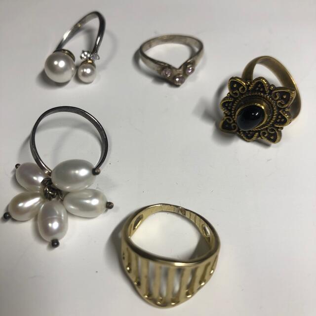 指輪　まとめ売り　５点セット レディースのアクセサリー(リング(指輪))の商品写真