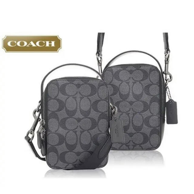 コーチ COACH バッグ  C3146 チャコール シグネチャー PVC