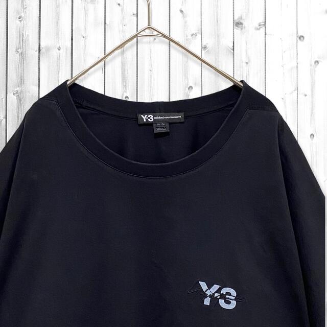 Y-3(ワイスリー)のY-3 YOUJI YAMAMOTO 半袖　刺繍ロゴ　Tシャツ　オーバーサイズ メンズのトップス(Tシャツ/カットソー(半袖/袖なし))の商品写真