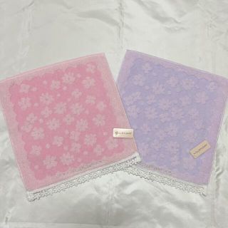 ジルスチュアート(JILLSTUART)の新品2枚セット　ジルスチュアート　ふっかふかの　タオルハンカチ(ハンカチ)