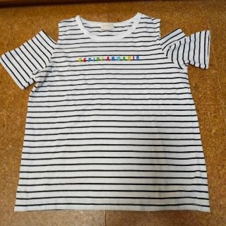 レピピアルマリオ(repipi armario)の【6/24まで】レピピアルマリオ Tシャツ 肩出し(Tシャツ/カットソー)