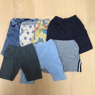 ハーフパンツ 半ズボン　男の子 80 7枚セット　まとめ売り(パンツ)