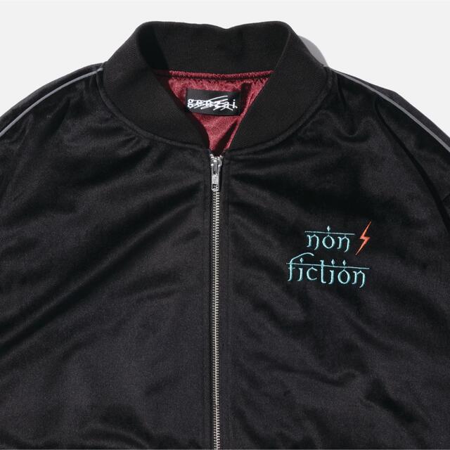 genzai non fiction velor Jacket(Black) - ブルゾン