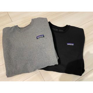 パタゴニア(patagonia)のパタゴニア スウェットトレーナー グレー&ブラック Sサイズ メンズ 2枚セット(スウェット)