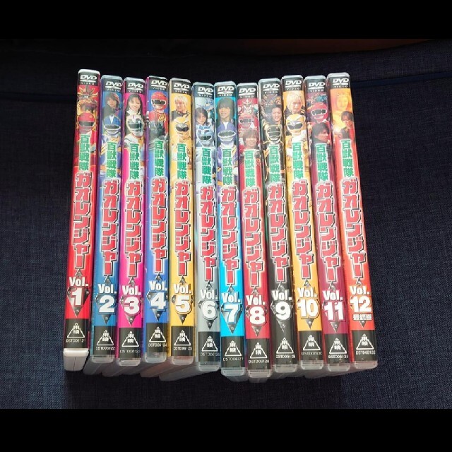 百獣戦隊ガオレンジャー Vol.1~12 DVDセット - 特撮
