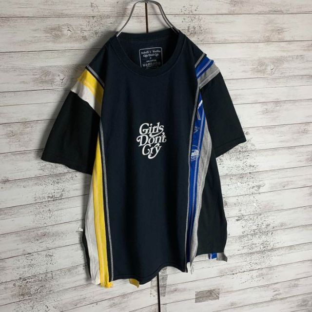 限定コラボ】ニードルス×ガールズドントクライ☆ビッグロゴ再構築t