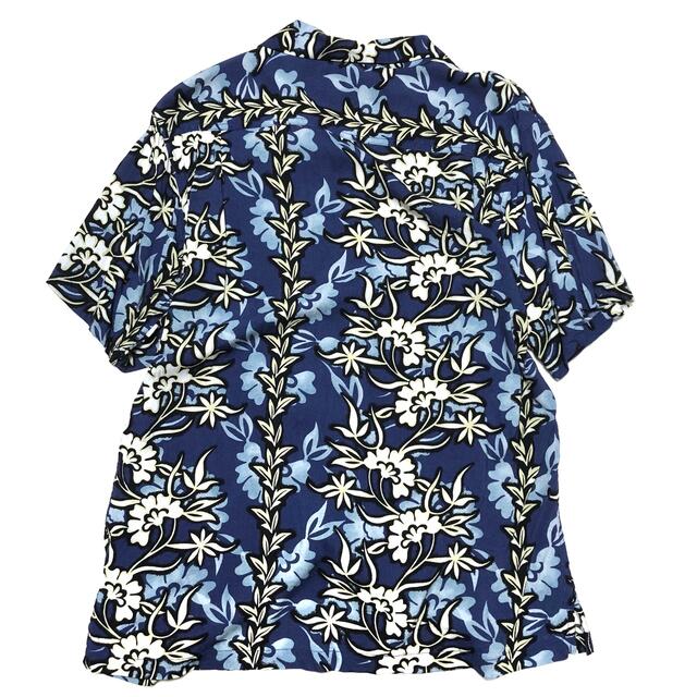 【古着】《アロハシャツ81》 BLUE VACATION 開襟 メンズのトップス(シャツ)の商品写真