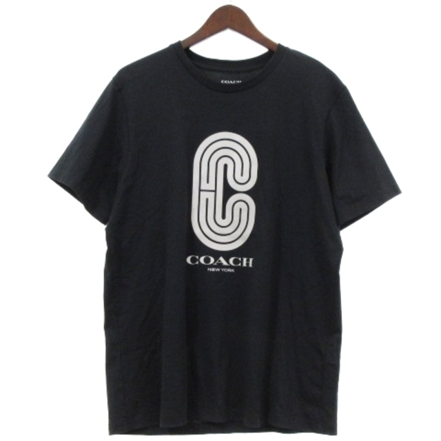 COACH(コーチ)のコーチ 良品 Tシャツ 半袖 Cロゴ プリント 89791 ブラック M メンズのトップス(Tシャツ/カットソー(半袖/袖なし))の商品写真