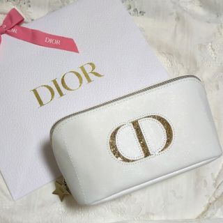 クリスチャンディオール(Christian Dior)のディオール　スパンコールキラキラポーチ　ノベルティ(ポーチ)