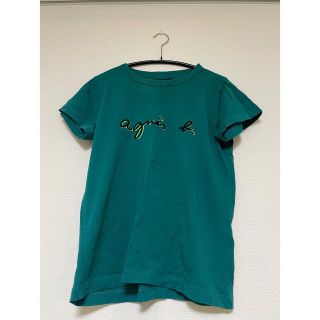 アニエスベー(agnes b.)のアニエスベー Tシャツ　グリーン　ロゴ(Tシャツ(半袖/袖なし))