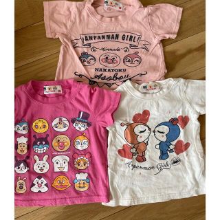 バンダイ(BANDAI)のアンパンマンTシャツ３枚セット(Tシャツ/カットソー)