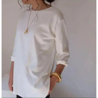 アギュー(ARGUE)のargue GIZAndy cotton T-SHIRT ホワイト　ブラック(Tシャツ/カットソー(七分/長袖))