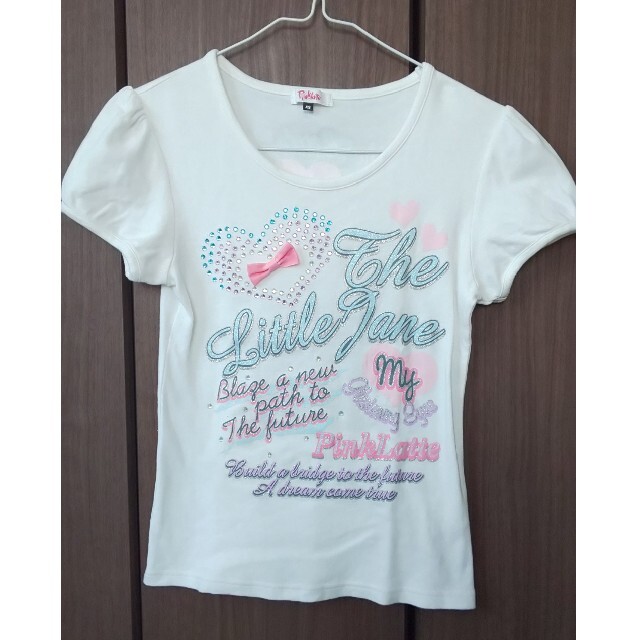 PINK-latte(ピンクラテ)のピンクラテ Tシャツ 150cm 女の子 キッズ/ベビー/マタニティのキッズ服女の子用(90cm~)(Tシャツ/カットソー)の商品写真