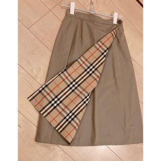 バーバリー(BURBERRY)のBurberry バーバリー　リバーシブル　巻きスカート(ロングスカート)