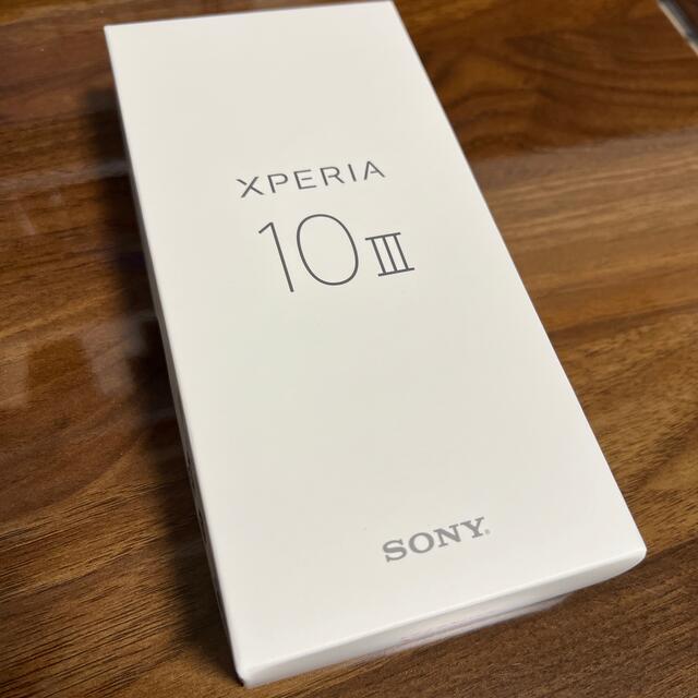 Xperia10iiiカラーXperia 10 iii ブルー SIMフリー 新品未使用