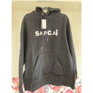 極細繊維クロス sacai× Paradise Garage 裾ジップスウェット パーカー