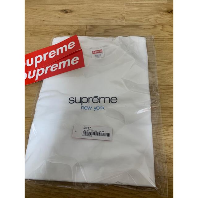 Supreme Classic Logo S/S Top 白