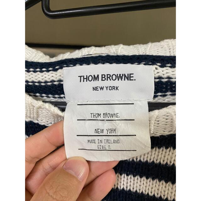 THOM BROWNE(トムブラウン)の【最終セール】Thom Browne トムブラウン セーター 0 綿 メンズのトップス(ニット/セーター)の商品写真