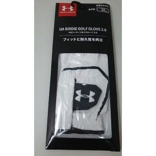 アンダーアーマー(UNDER ARMOUR)のアンダーアーマー ゴルフグローブ 24cm 左手 1331180-101(その他)