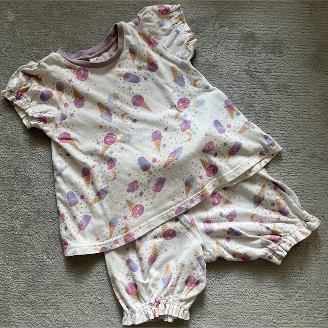 F.O.KIDS(エフオーキッズ)のアプレレクール  半袖パジャマ　上下セット　100 キッズ/ベビー/マタニティのキッズ服女の子用(90cm~)(パジャマ)の商品写真