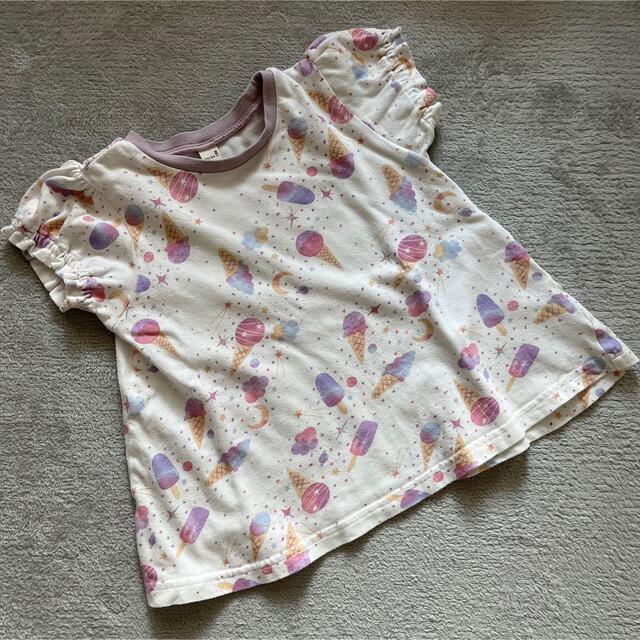 F.O.KIDS(エフオーキッズ)のアプレレクール  半袖パジャマ　上下セット　100 キッズ/ベビー/マタニティのキッズ服女の子用(90cm~)(パジャマ)の商品写真