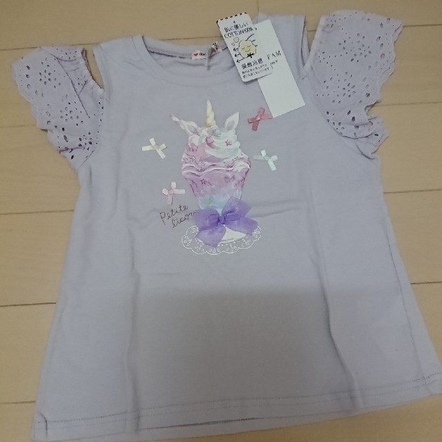 anyFAM(エニィファム)の新品未使用  エニィファム 130 半袖 キッズ/ベビー/マタニティのキッズ服女の子用(90cm~)(Tシャツ/カットソー)の商品写真