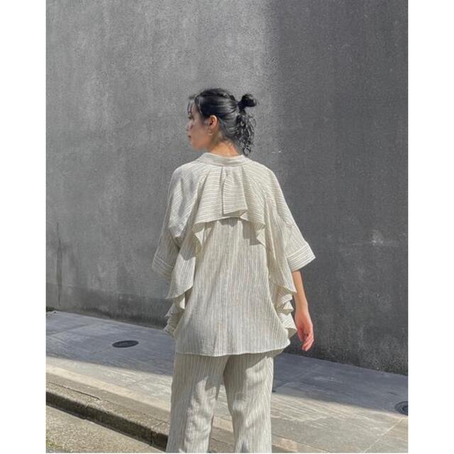 CLANE(クラネ)のクラネ正規品！新品★COTTON CREPE BACK FRILL SHIRT レディースのトップス(シャツ/ブラウス(長袖/七分))の商品写真