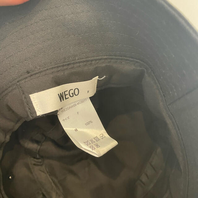 WEGO(ウィゴー)の黒のバケットハット レディースの帽子(ハット)の商品写真