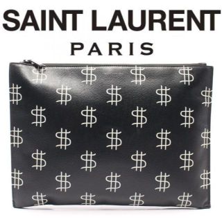 サンローラン(Saint Laurent)のSAINT LAURENT PARIS ミニジップタブレットスリーブ397294(セカンドバッグ/クラッチバッグ)