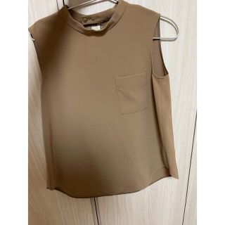 アルアバイル(allureville)の【超美品】allureville ブラウンノースリーブシャツ(カットソー(半袖/袖なし))