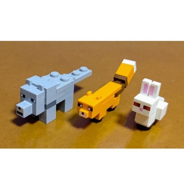 Lego(レゴ)のレゴ★マインクラフト 動物3体セット 美品 激レア エンタメ/ホビーのおもちゃ/ぬいぐるみ(キャラクターグッズ)の商品写真