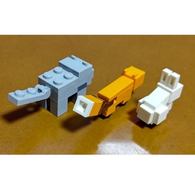 Lego(レゴ)のレゴ★マインクラフト 動物3体セット 美品 激レア エンタメ/ホビーのおもちゃ/ぬいぐるみ(キャラクターグッズ)の商品写真