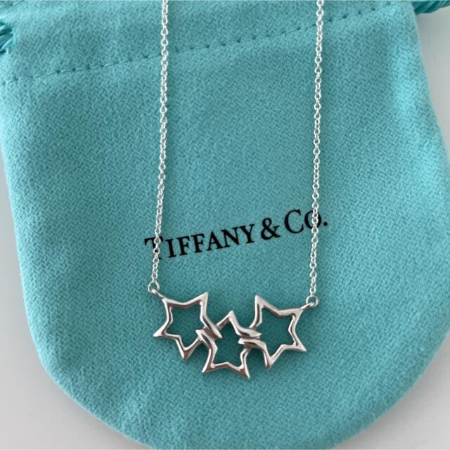 美品!Tiffany ティファニー レア品 トリプルスター ネックレス - www