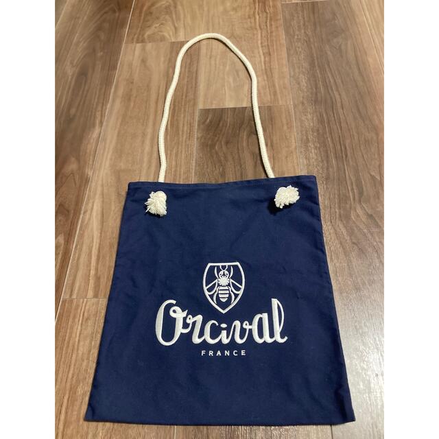 ORCIVAL(オーシバル)の値下げ⭐︎ORCIVAL オーシバル キャンバスショルダートート ネイビー レディースのバッグ(トートバッグ)の商品写真