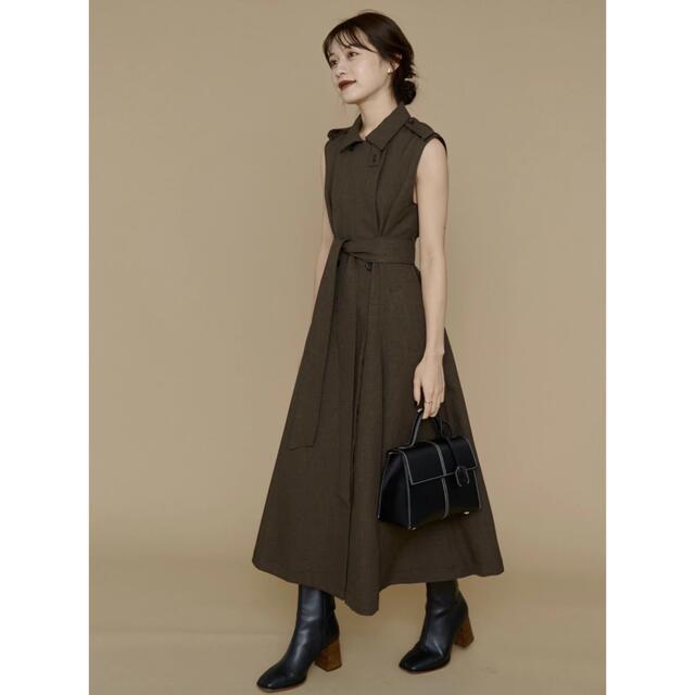 Sleeveless Coat Dress - ロングワンピース/マキシワンピース