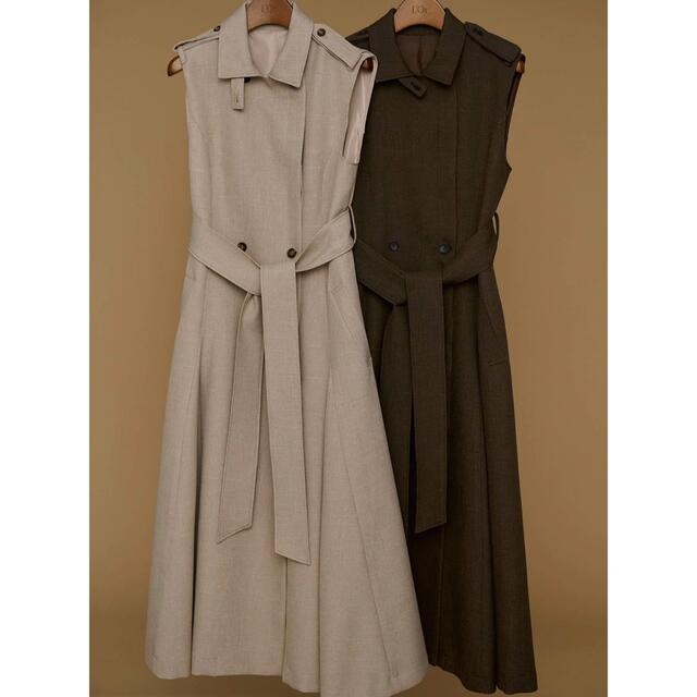 Sleeveless Coat Dress - ロングワンピース/マキシワンピース