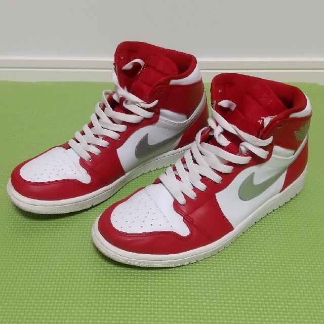 AIR JORDAN 1　GYM RED/SILVER-WHITEairjordan2