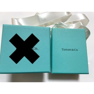 ティファニー(Tiffany & Co.)のティファニー　リボン付空箱ネックレス入れ(小物入れ)