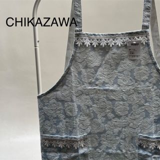 CHIKAZAWA バラ柄　レース　エプロン(その他)