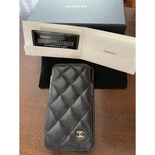 CHANEL iPhoneケース 12 12pro マトラッセ 手帳型