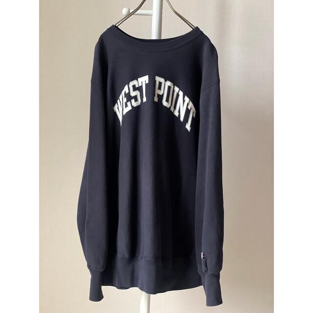 激レア！80sチャンピオン WEST POINT ブラックリバースウィーブ XL