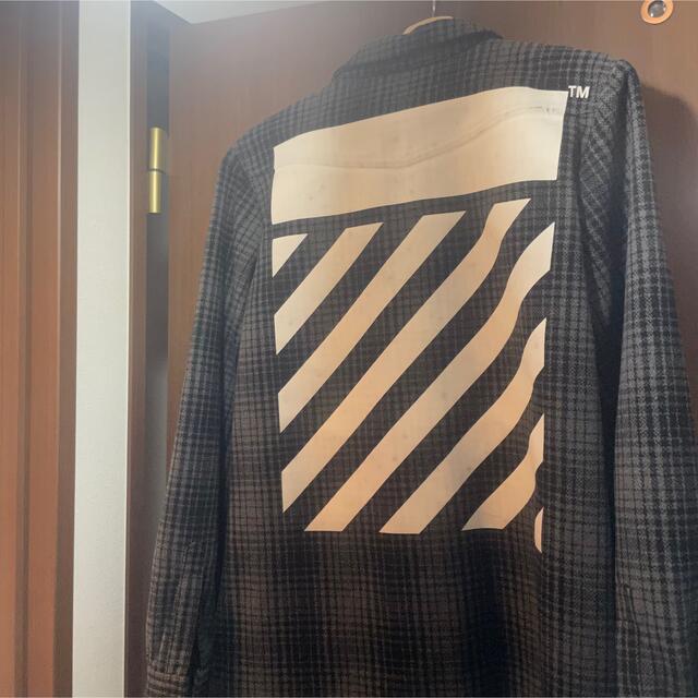 【破格】off-white タータンチェックシャツ