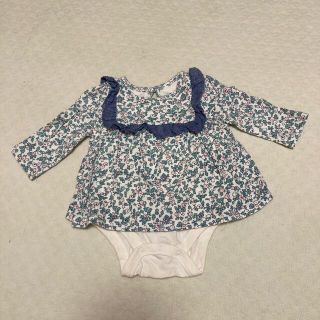 ベビーギャップ(babyGAP)のbabyGAP ロンパース 花柄 3-6m(ロンパース)