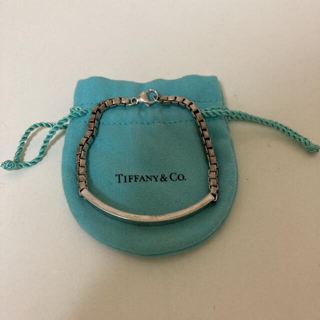 ティファニー Tiffany& Co. ベネチアン リンクID ブレスレット 【高