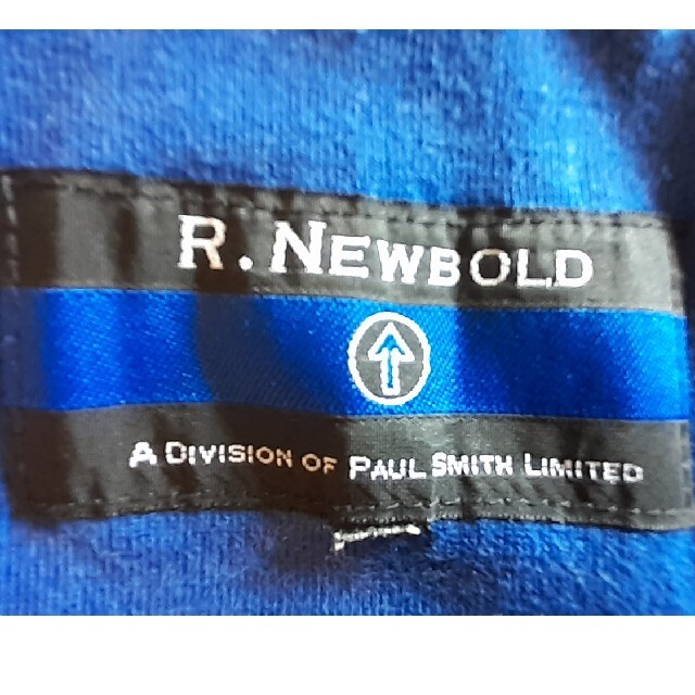 R.NEWBOLD(アールニューボールド)のリバーシブル　ラガーシャツ　ボーダー　黄×青 メンズのトップス(ポロシャツ)の商品写真