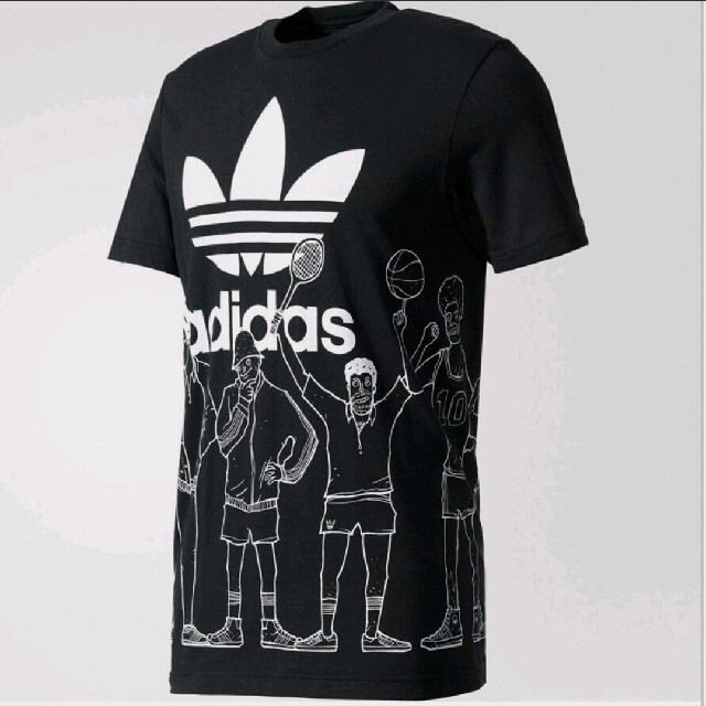 adidas(アディダス)のアディダス オリジナルス トレフォイル グラフィック Ｔシャツ Ｓ(-M) 新品 メンズのトップス(Tシャツ/カットソー(半袖/袖なし))の商品写真